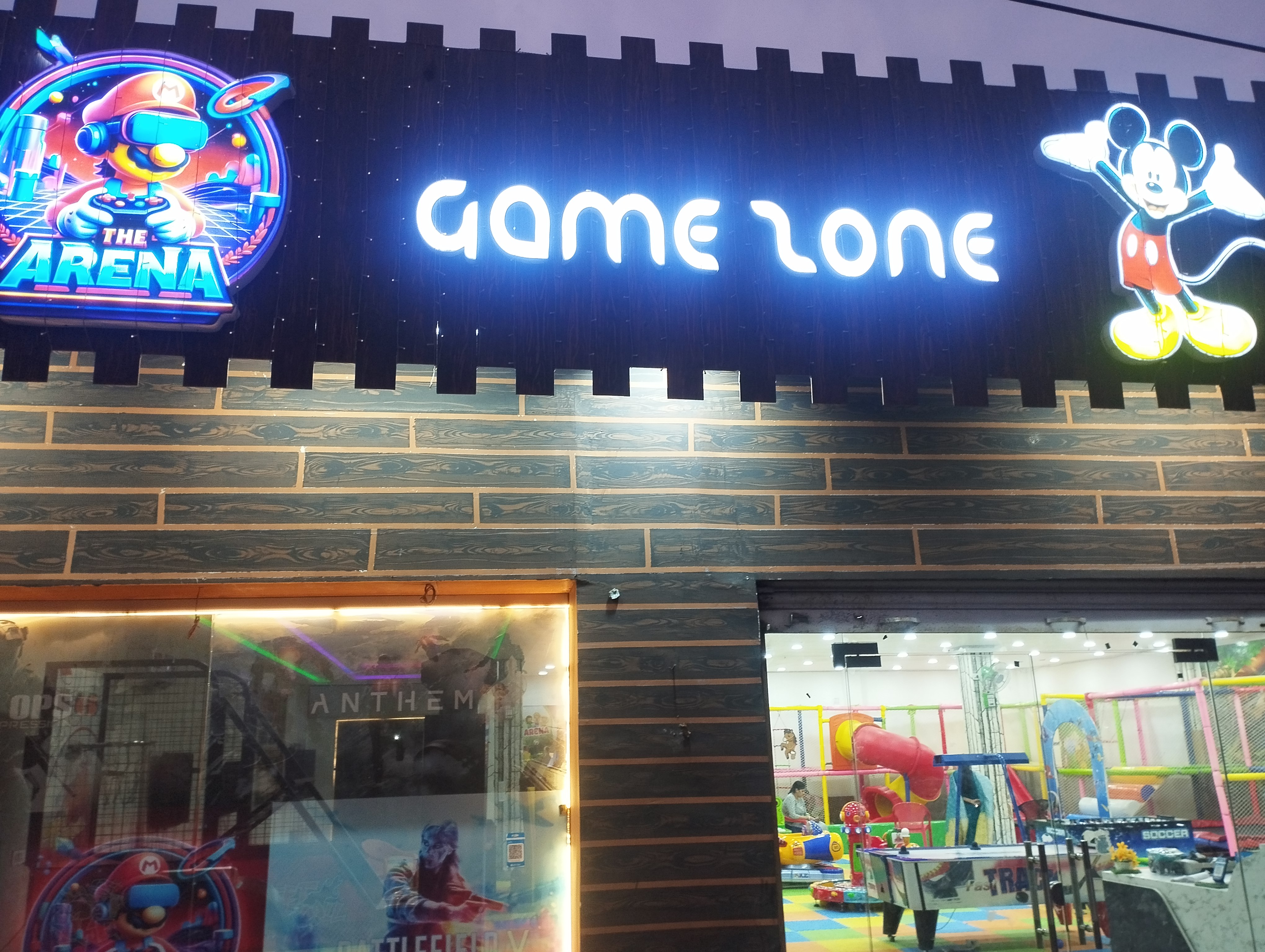 The Arena Game Zone in Khammam